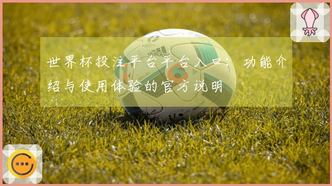 世界杯投注平台平台入口：功能介绍与使用体验的官方说明