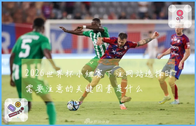 2026世界杯小组赛下注网站选择时需要注意的关键因素是什么
